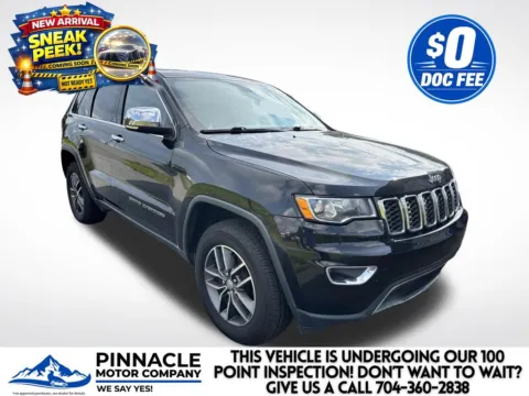 Black 2017 Jeep Grand Cherokee Limited for sale in Mooresville, NC