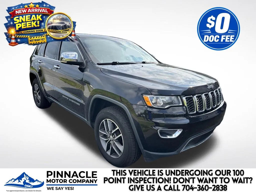 Black 2017 Jeep Grand Cherokee Limited for sale in Mooresville, NC