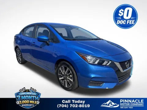 Blue 2022 Nissan Versa 1.6 SV for sale in Mooresville, NC