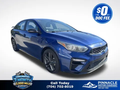 Blue 2021 Kia Forte GT-Line for sale in Mooresville, NC