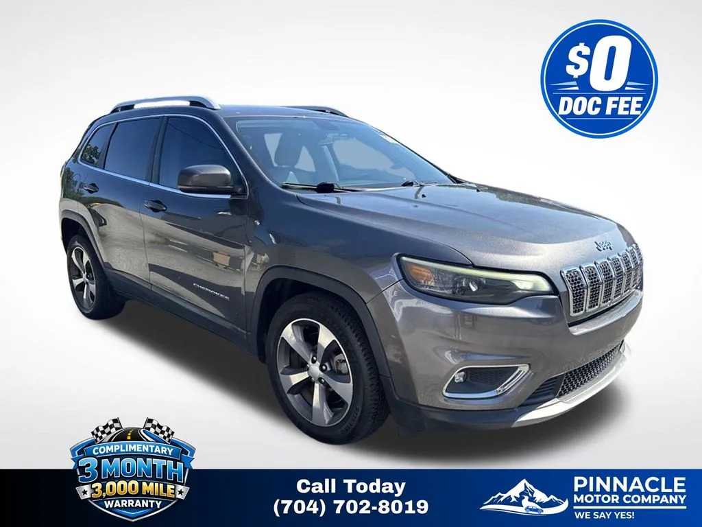 Gray 2019 Jeep Cherokee Limited for sale in Mooresville, NC