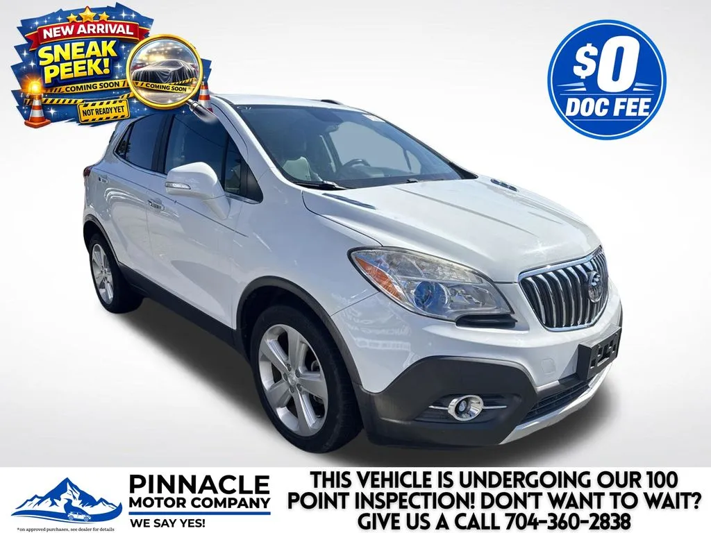 White 2016 Buick Encore Leather for sale in Mooresville, NC