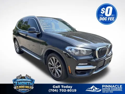 Black 2019 BMW X3 xDrive30i for sale in Mooresville, NC