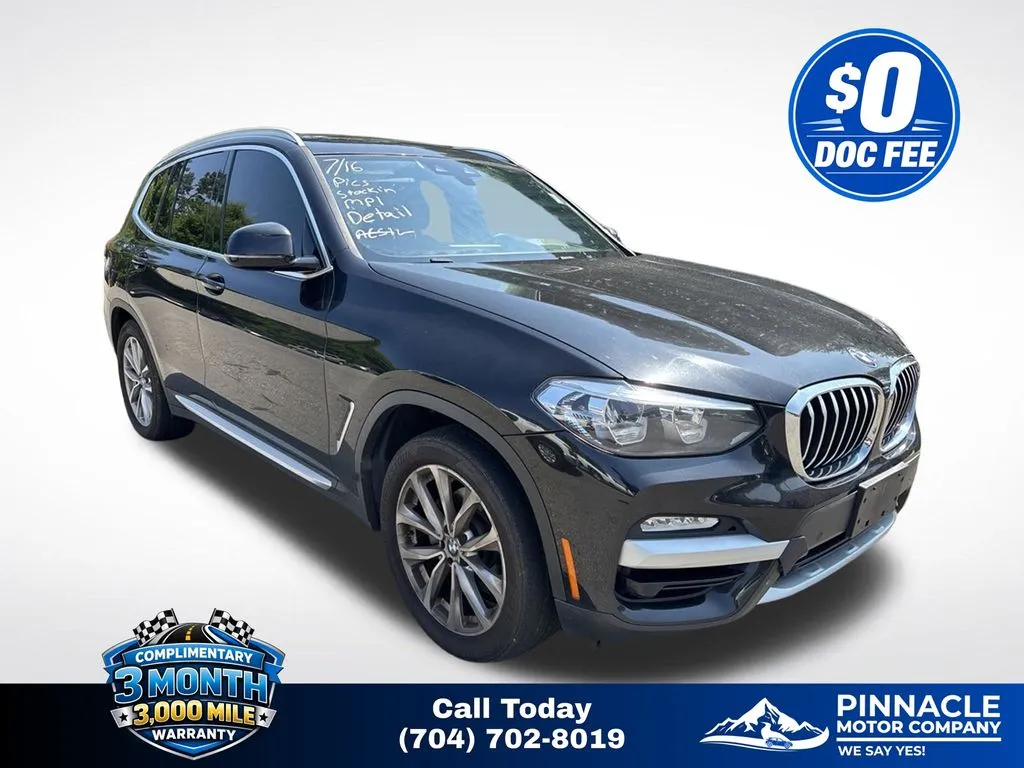 Black 2019 BMW X3 xDrive30i for sale in Mooresville, NC