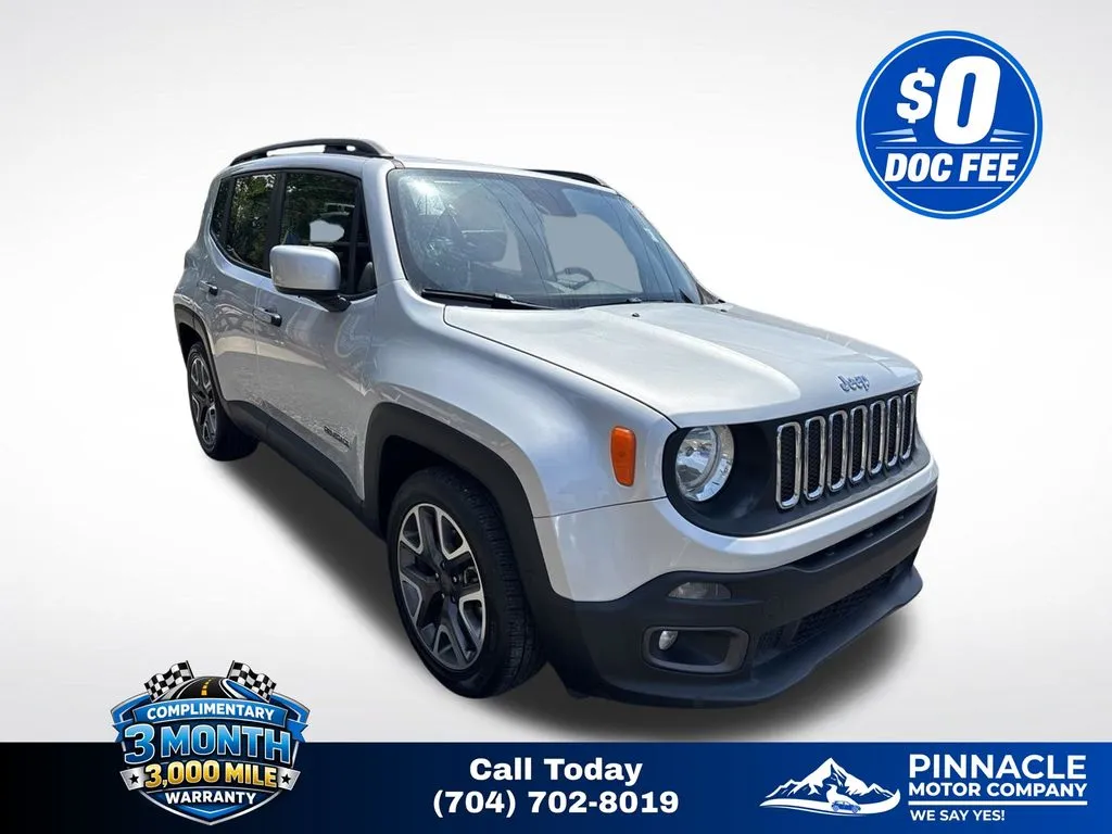 Silver 2018 Jeep Renegade Latitude for sale in Mooresville, NC