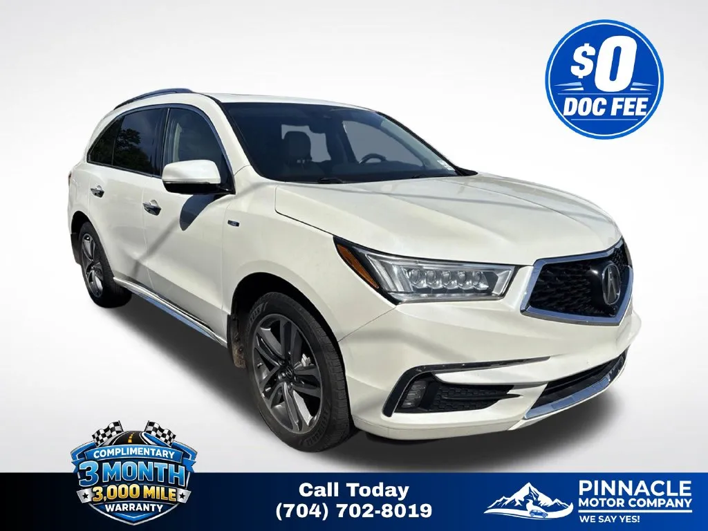 White 2017 Acura MDX Sport Hybrid 3.0L for sale in Mooresville, NC