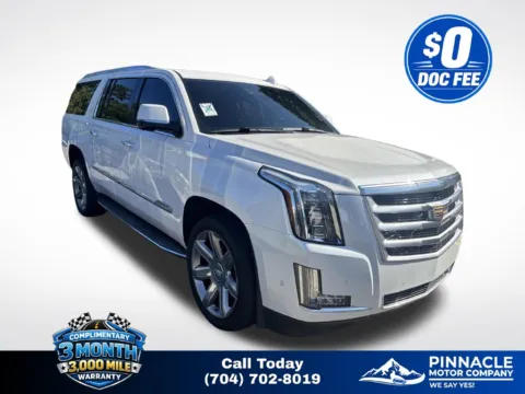 White 2019 Cadillac Escalade ESV Luxury for sale in Mooresville, NC
