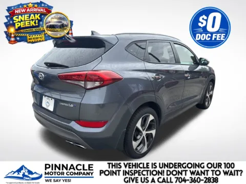 Another view of 2016 Hyundai Tucson Limited for sale in Mooresville, NC at Pinnacle Motor Company LKN