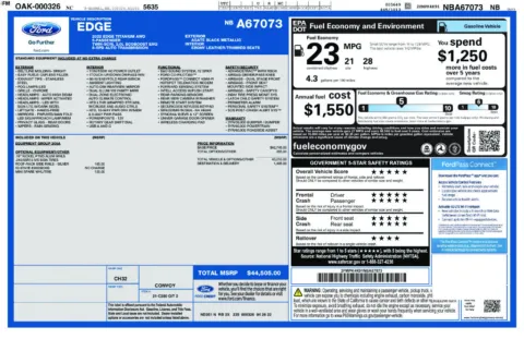 Photos of 2022 Ford Edge Titanium for sale in Mooresville, NC at Pinnacle Motor Company LKN