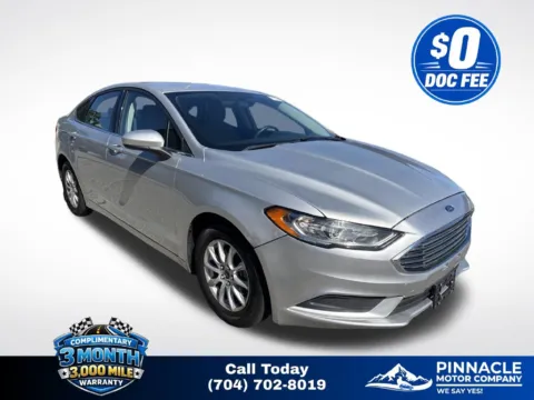 Silver 2018 Ford Fusion S for sale in Mooresville, NC