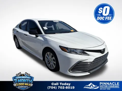 White 2021 Toyota Camry LE for sale in Mooresville, NC