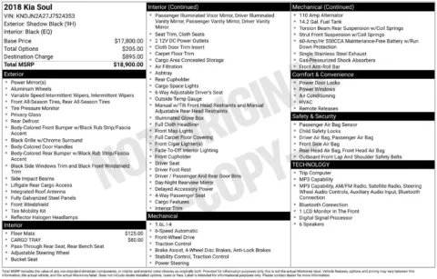 Photos of 2018 Kia Soul for sale in Mooresville, NC at Pinnacle Motor Company LKN