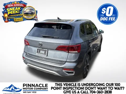 Photos of 2022 Volkswagen Taos 1.5T SEL for sale in Mooresville, NC at Pinnacle Motor Company LKN