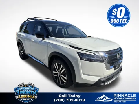 White 2023 Nissan Pathfinder Platinum for sale in Mooresville, NC