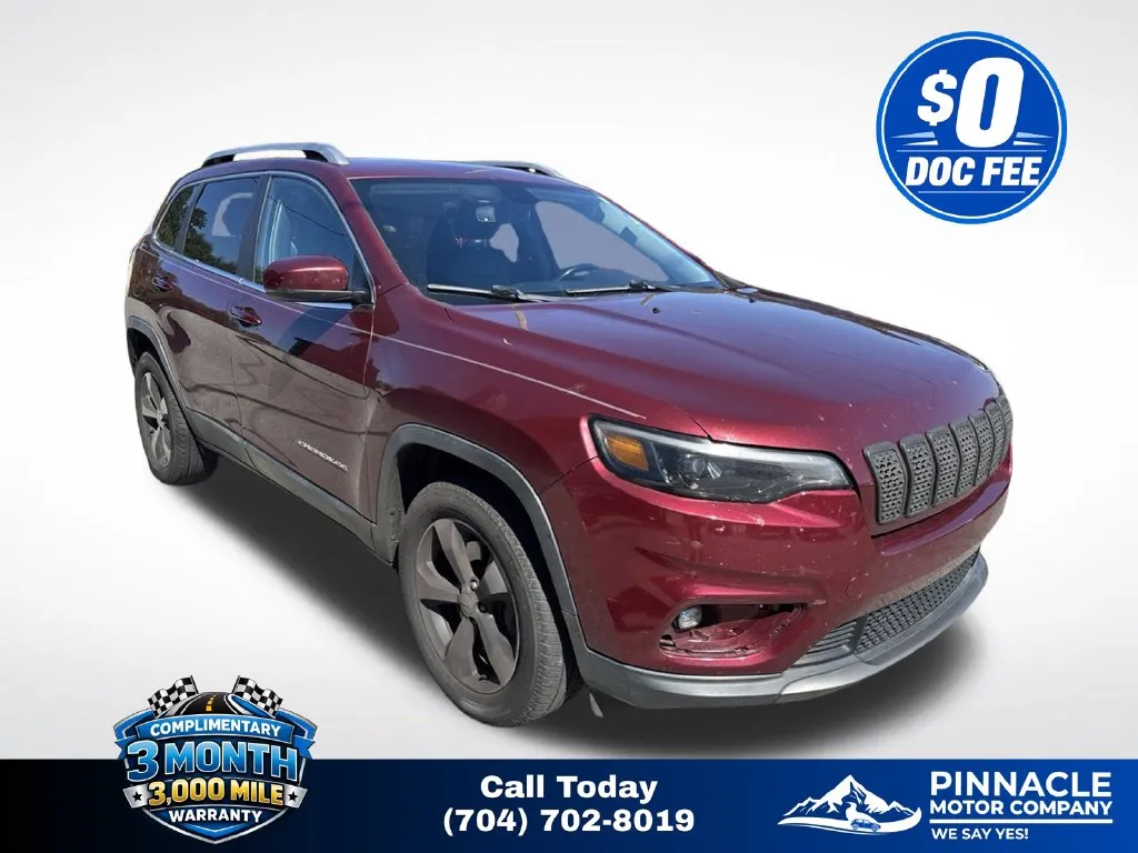 Red 2019 Jeep Cherokee Limited for sale in Mooresville, NC