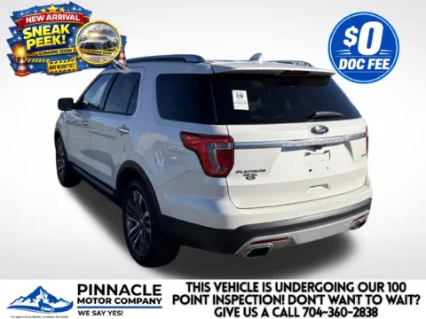 Photos of 2017 Ford Explorer Platinum for sale in Mooresville, NC at Pinnacle Motor Company LKN