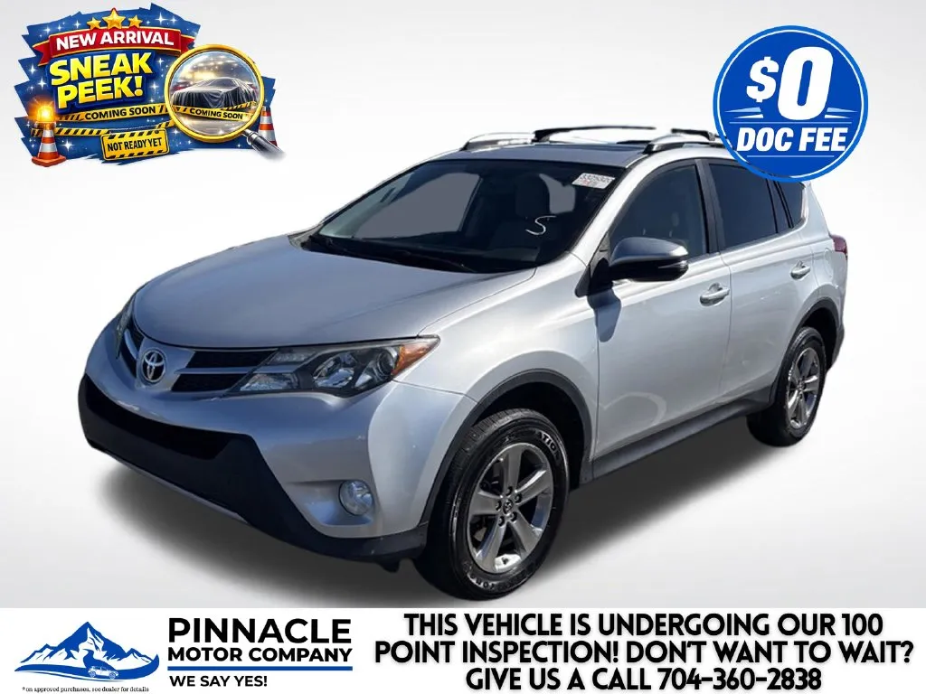 Silver 2015 Toyota RAV4 XLE for sale in Mooresville, NC
