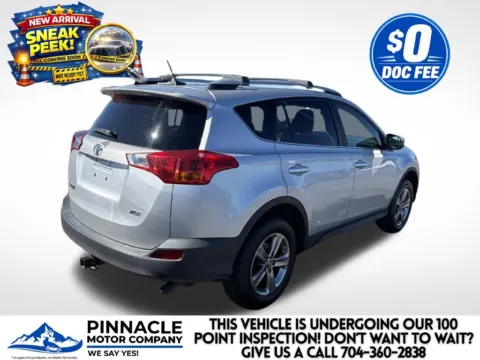 Another view of 2015 Toyota RAV4 XLE for sale in Mooresville, NC at Pinnacle Motor Company LKN