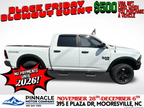 Photos of 2022 Ram 1500 Classic Warlock for sale in Mooresville, NC at Pinnacle Motor Company LKN