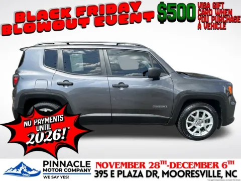 Photos of 2020 Jeep Renegade Sport for sale in Mooresville, NC at Pinnacle Motor Company LKN