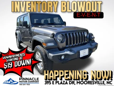 Gray 2020 Jeep Wrangler Unlimited Sport S for sale in Mooresville, NC