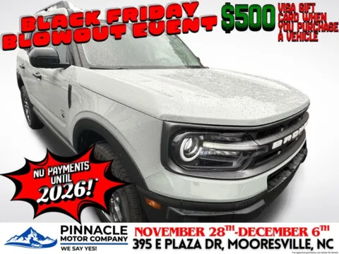 Gray 2022 Ford Bronco Sport Big Bend for sale in Mooresville, NC