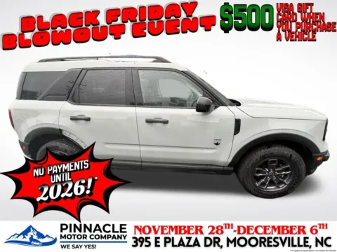 Photos of 2022 Ford Bronco Sport Big Bend for sale in Mooresville, NC at Pinnacle Motor Company LKN