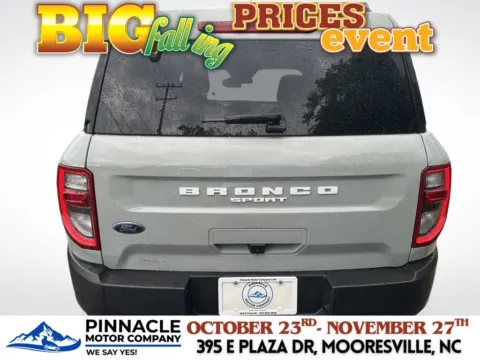 More photos of 2022 Ford Bronco Sport Big Bend at Pinnacle Motor Company LKN, NC