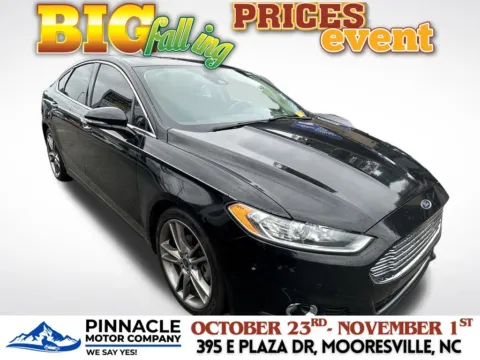 Black 2016 Ford Fusion Titanium for sale in Mooresville, NC