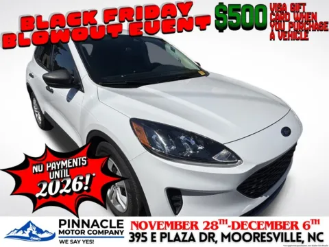 White 2022 Ford Escape S for sale in Mooresville, NC