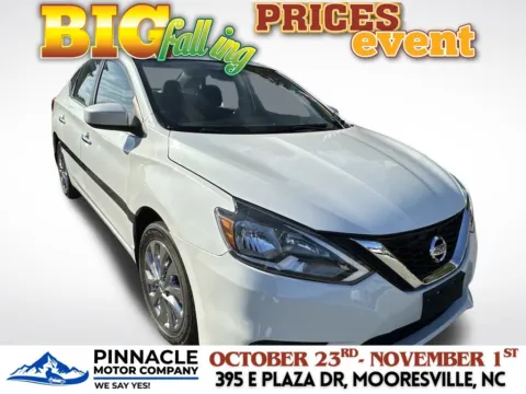 White 2019 Nissan Sentra SV for sale in Mooresville, NC
