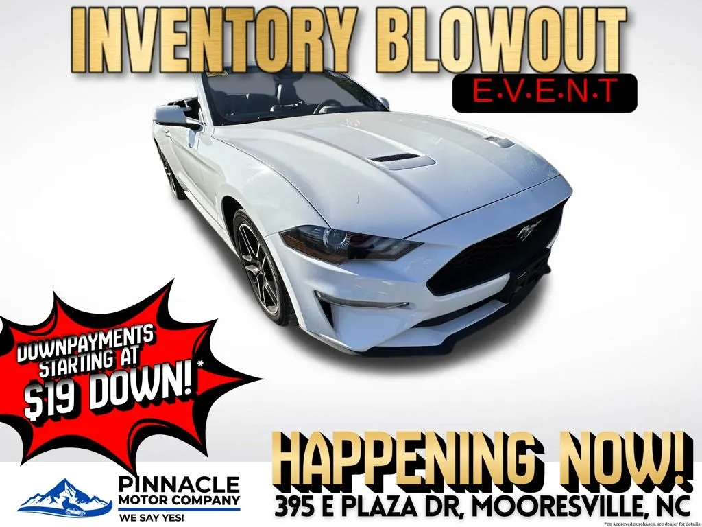 White 2023 Ford Mustang EcoBoost Premium for sale in Mooresville, NC