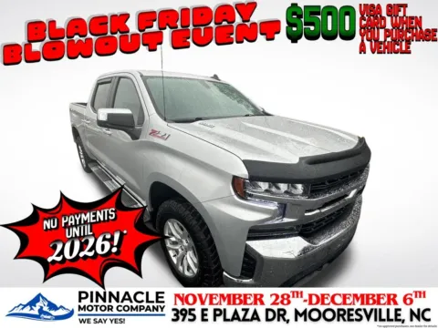 Silver 2021 Chevrolet Silverado 1500 LT for sale in Mooresville, NC