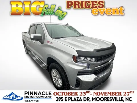 Silver 2021 Chevrolet Silverado 1500 LT for sale in Mooresville, NC