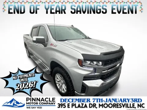 Silver 2021 Chevrolet Silverado 1500 LT for sale in Mooresville, NC