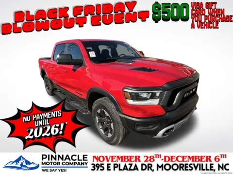Red 2019 Ram 1500 Rebel for sale in Mooresville, NC