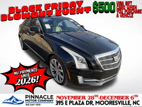 Black 2017 Cadillac ATS 3.6L Premium Luxury for sale in Mooresville, NC