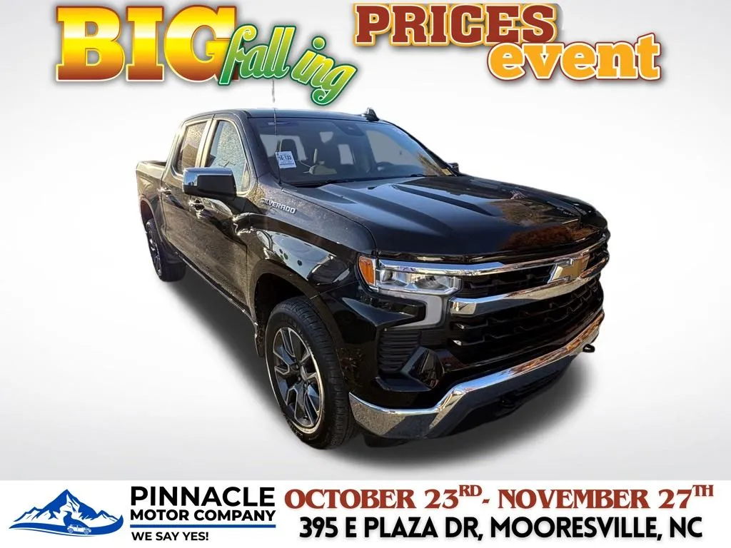 Black 2023 Chevrolet Silverado 1500 LT for sale in Mooresville, NC