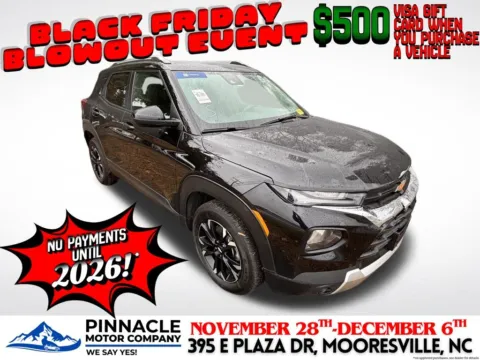 Black 2023 Chevrolet TrailBlazer LT for sale in Mooresville, NC