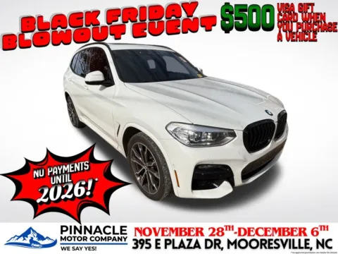 White 2021 BMW X3 sDrive30i for sale in Mooresville, NC