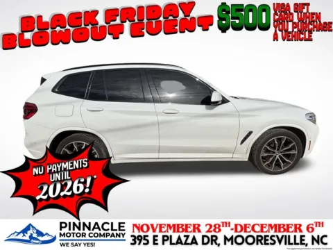 Photos of 2021 BMW X3 sDrive30i for sale in Mooresville, NC at Pinnacle Motor Company LKN