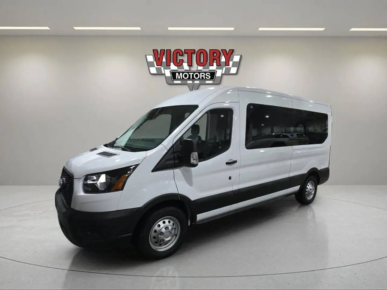 White 2024 Ford Transit 350 XL AWD 3dr LWB Medium Roof Passenger Van for sale in Lake Orion, MI