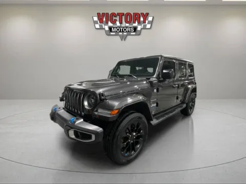 Gray 2023 Jeep Wrangler Sahara 4xe 4x4 4dr SUV for sale in Lake Orion, MI