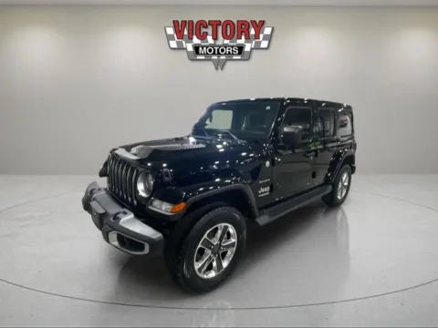 Black 2021 Jeep Wrangler Unlimited Sahara 4x4 4dr SUV for sale in Lake Orion, MI