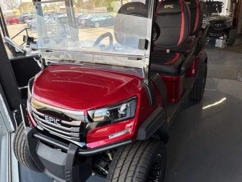 Red 2026 Epic Carts E40FX for sale in Lake Orion, MI