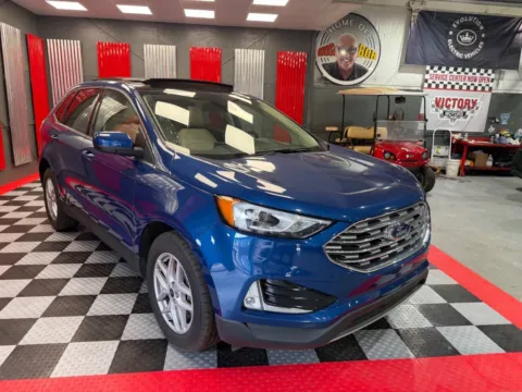 Blue 2022 Ford Edge SEL AWD 4dr Crossover for sale in Lake Orion, MI