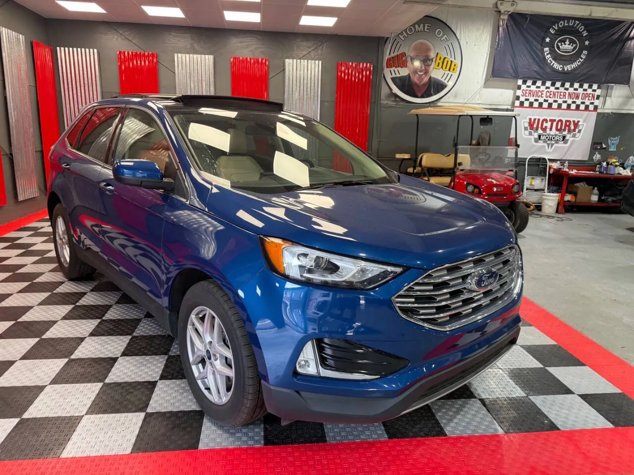 Blue 2022 Ford Edge SEL AWD 4dr Crossover for sale in Lake Orion, MI