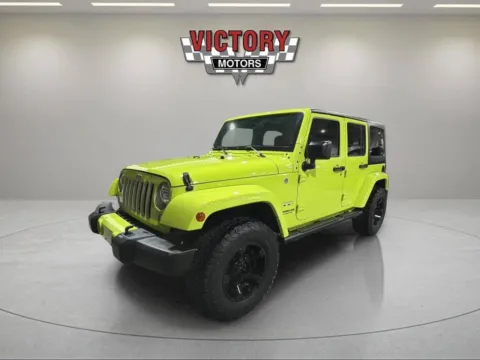 Green 2017 Jeep Wrangler Unlimited Sahara 4x4 4dr SUV for sale in Lake Orion, MI