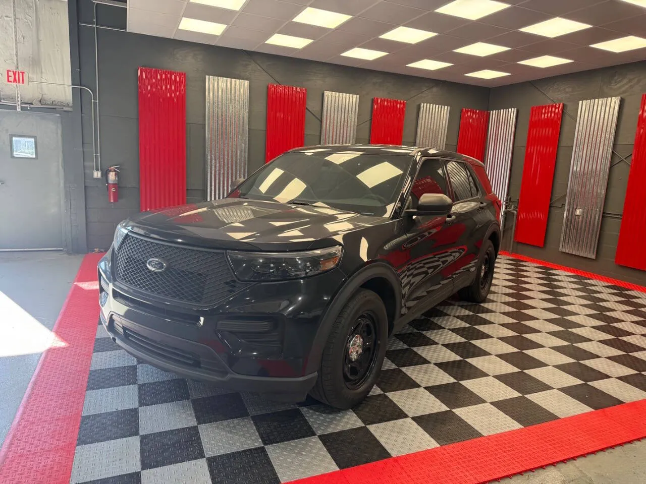 Black 2020 Ford Explorer Police Interceptor Utility AWD 4dr SUV for sale in Lake Orion, MI