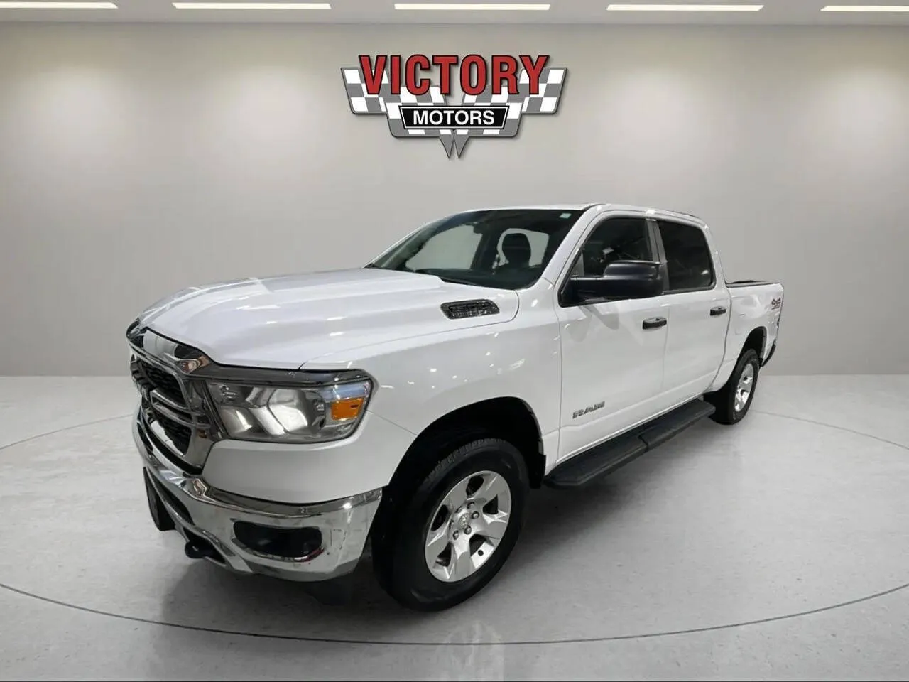 White 2021 RAM 1500 Tradesman 4x4 4dr Crew Cab 5.6 ft. SB Pickup for sale in Lake Orion, MI